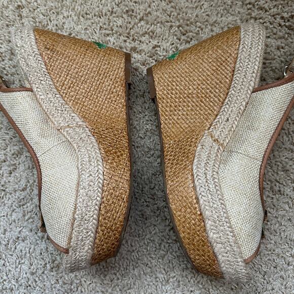 Anthropologie Poetic‎ Licence Petal Pusher Sandals Wedge Size 8 - Picture 5 of 12